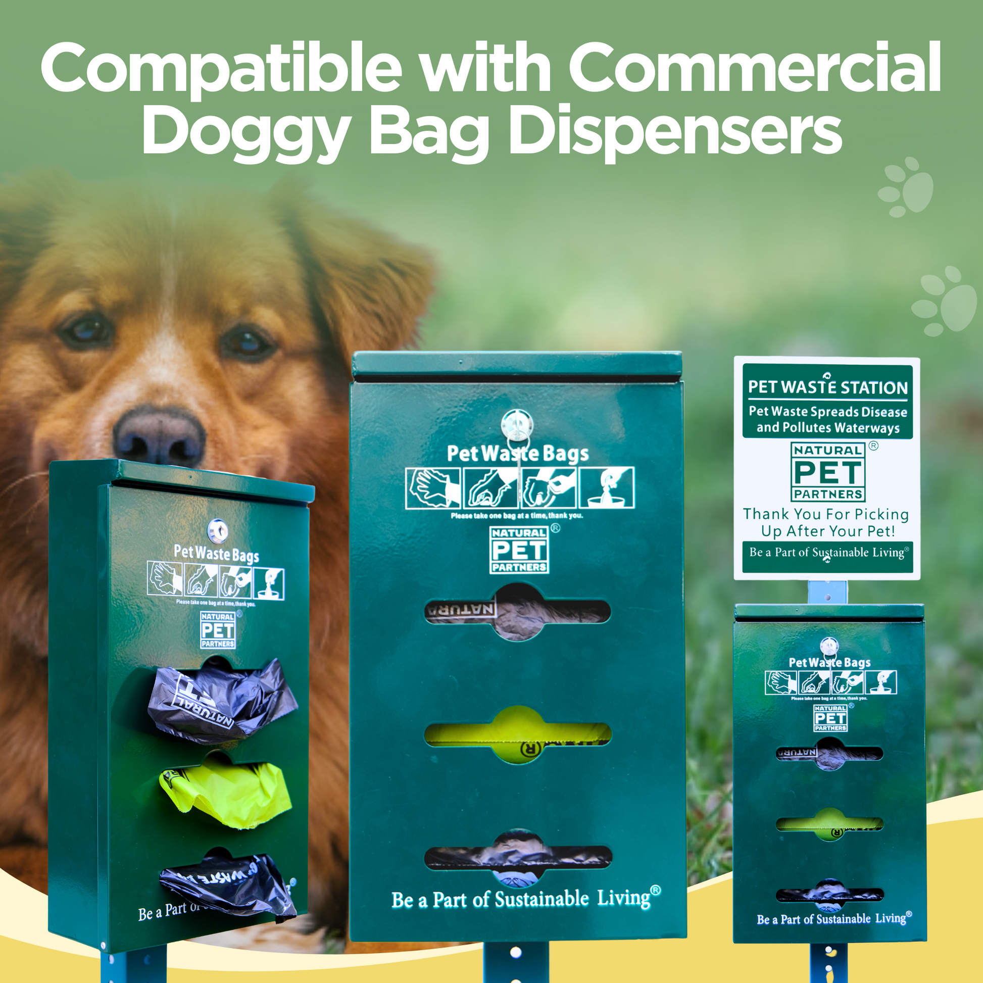 Recycled Commercial Bulk Dog Waste Bags (Rolls)