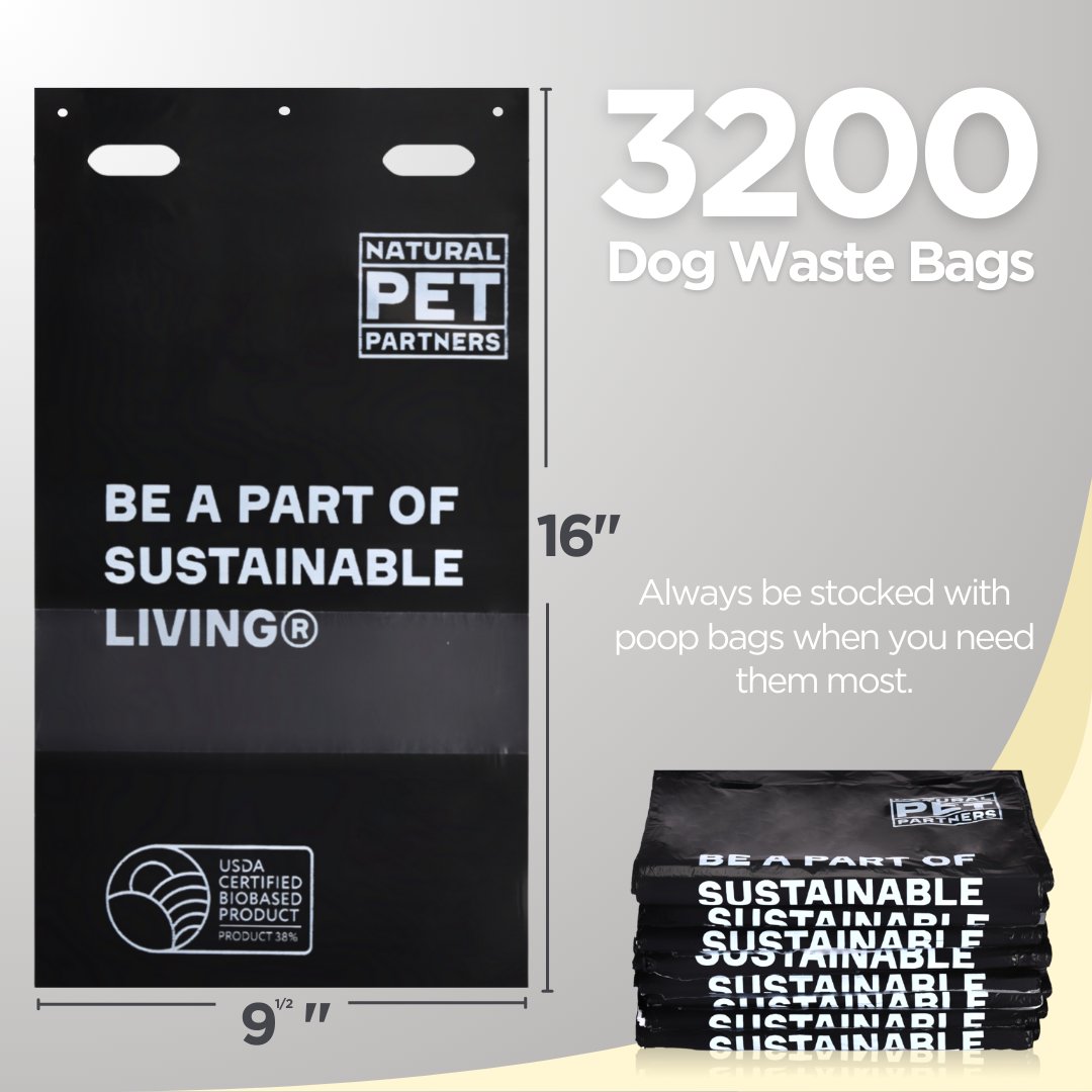 Large Certified Biobased Commercial Dog Waste Bags (Headers) - Foresight USA