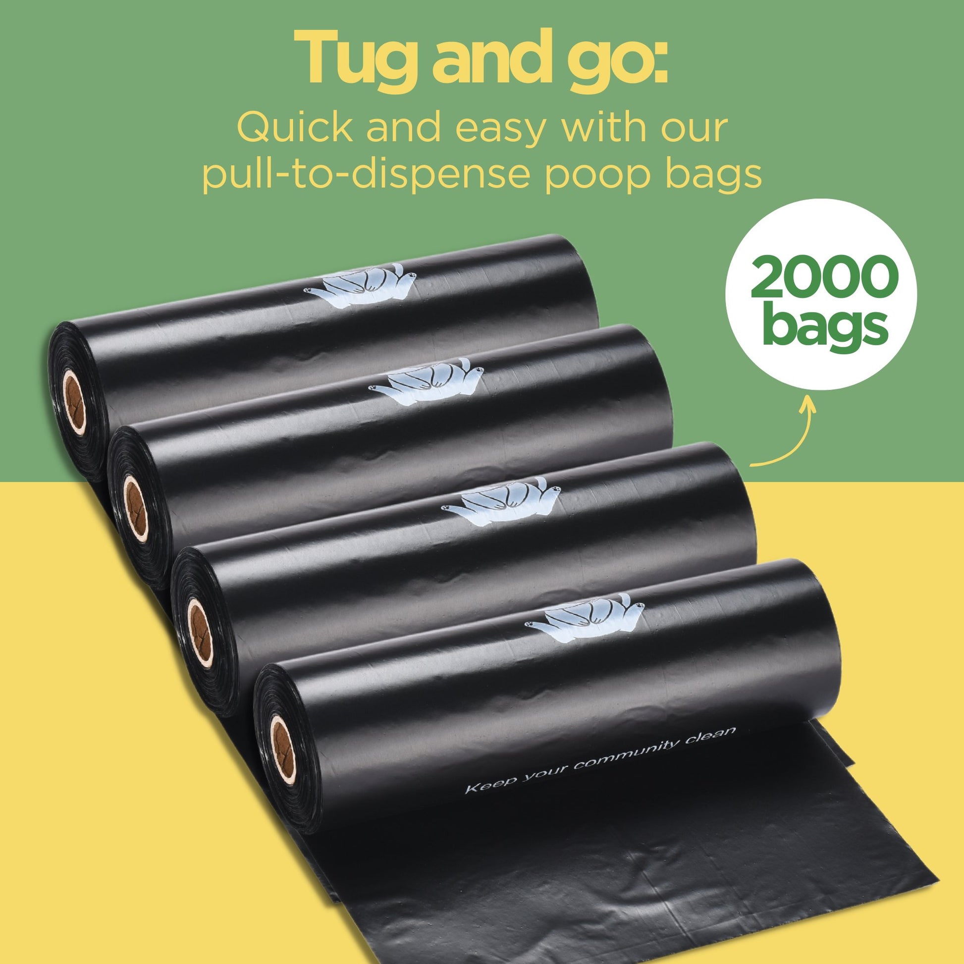 Recycled Commercial Dog Waste Bags (Rolls) - Foresight USA