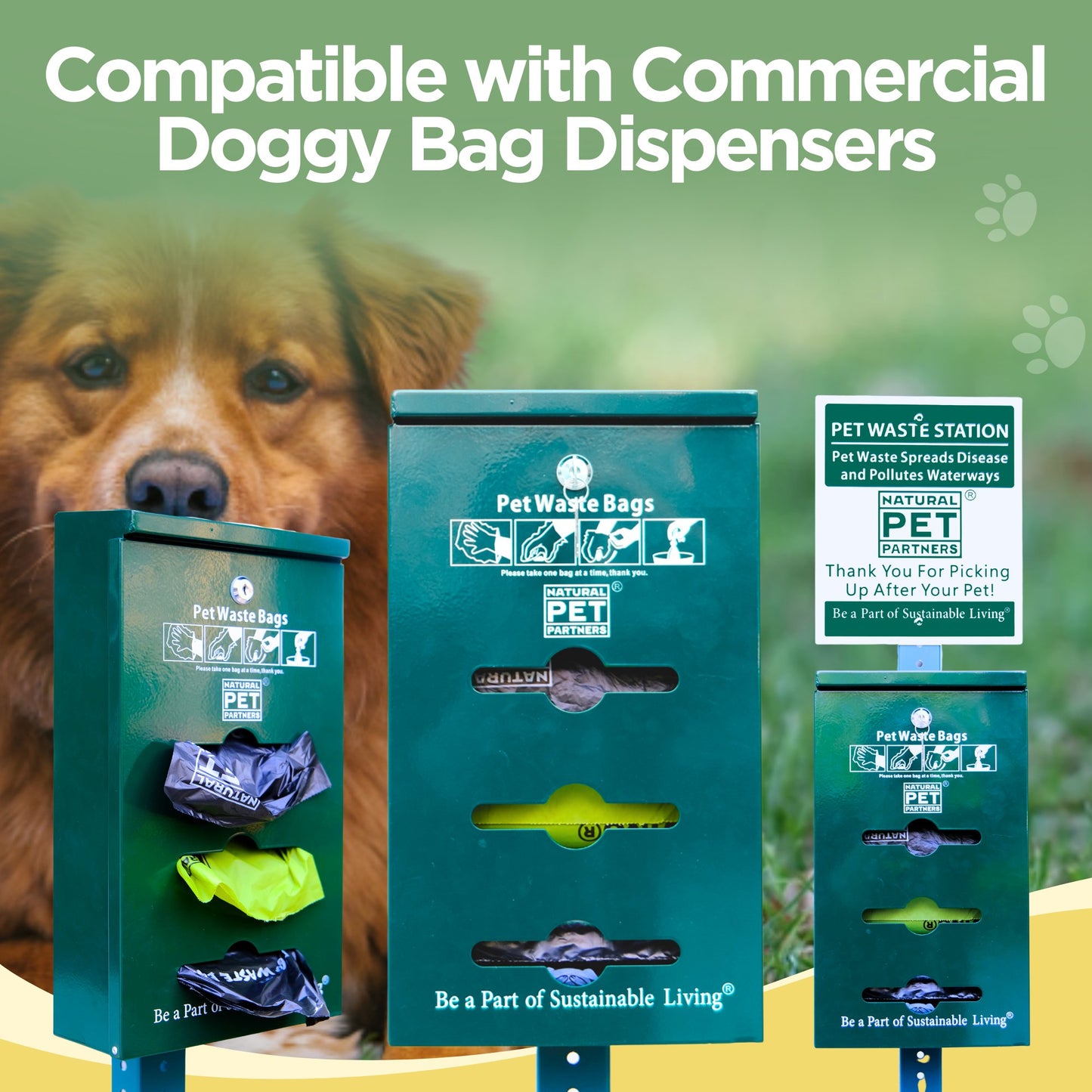 Recycled Commercial Dog Waste Bags (Rolls) - Foresight USA